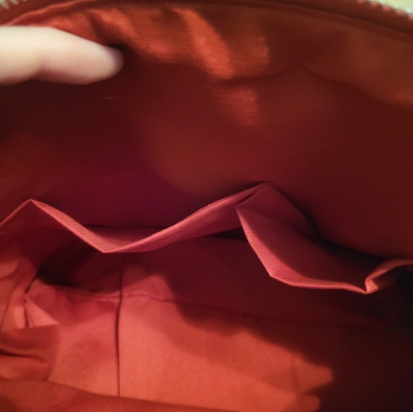 Badgley Mischka Red Quilted Handbag w/Detachable & Adjustable Strap, 11×9×6, NWT - Picture 8 of 10